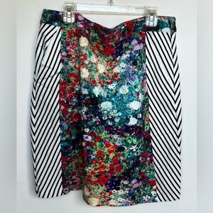 Anthropology multicolor skirt